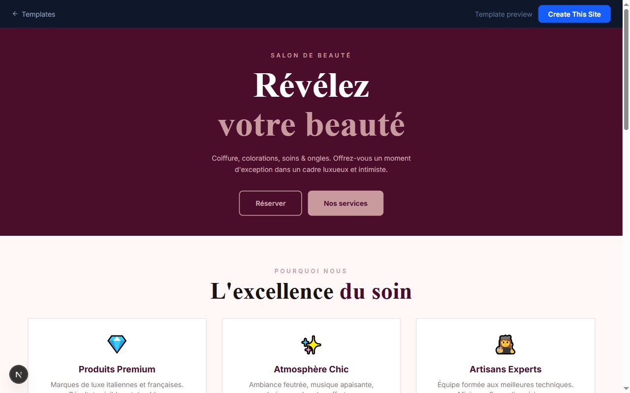 Salon de beauté